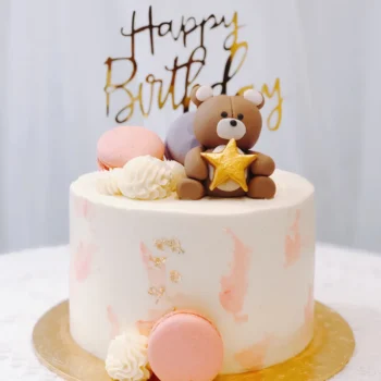 Teddy Bear x Star Cake | Best Online Bakery In Singapore