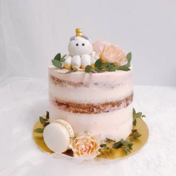 Rustic Pink Unicorn Cake | Birthday Cake Delivery