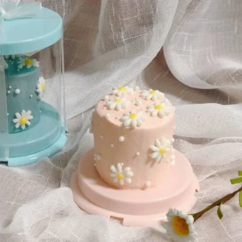 Mini Cake - Dainty Daisy (Pink) | Best Birthday Cake