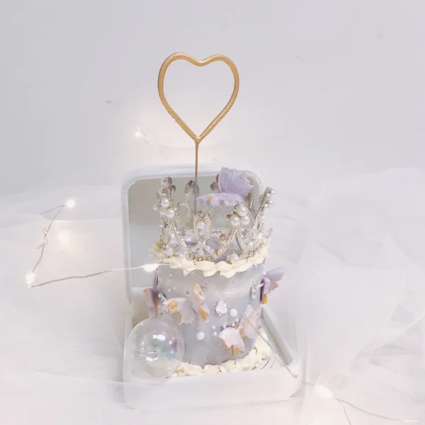 Dreamy Lilac Butterflies - Jewelry Mini Cake | Best Online Bakery In Singapore