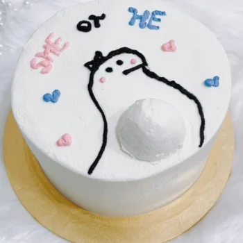 Creative Gender Reveal Pregnancy Cake | Best Cake Shop