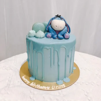 Blue Drips Eeyore Cake | Best Customisation Cake Shop