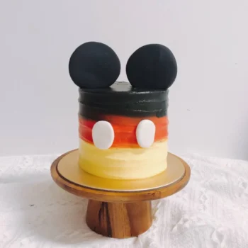 Minimalist Mickey Mouse Cake | Best Online Bakery In Singapore