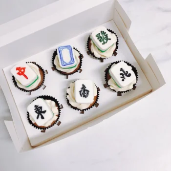 Mahjong Tiles Cupcakes (Box of 6) | Best Online Bakery In Singapore