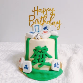 Mahjong x Dice Huat Longevity Cake | Best Customisation Cake Shop