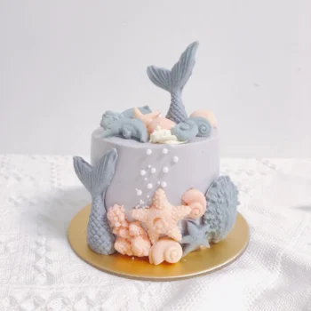 Baby Violet Mermaid Cake | Birthday Cake Delivery