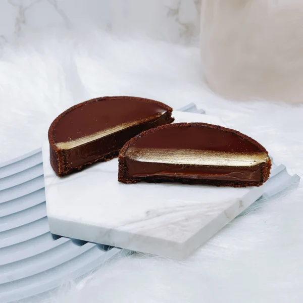 Chocolate Ganache Tart Gift Set (Box of 1) - Min Order 6 | Best Customisation Cake Shop