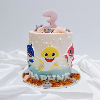 Pastel Baby Shark Cake | Best Cake Shop