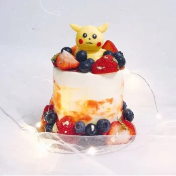 Pikachu Fresh Berries Cake | Online Cake Delivery