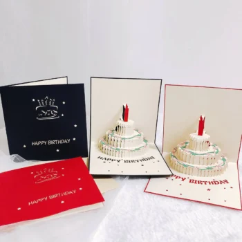 Happy Birthday Cake Card (3D pop-up) | 21st Birthday Cake