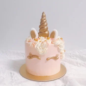 Pink Unicorn Horn Cake | Best Customisation Cake Shop