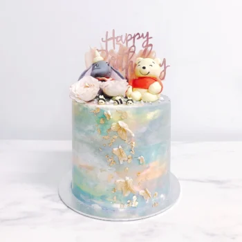 Paddlepop Dumbo x Pooh Bear Cake | Birthday Cake Delivery