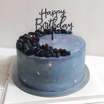 Dark Blue Navy Berries Cake | Best Birthday Cake