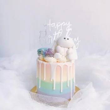 Bunny Rainbow Drips Cake | Best Online Bakery In Singapore