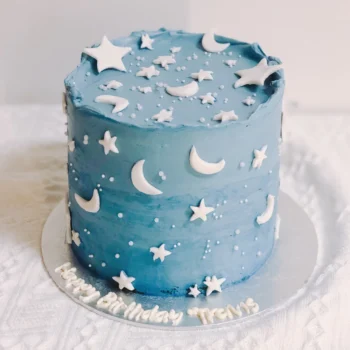 Dreamy Starry Moon x Stars Cake | Online Cake Delivery