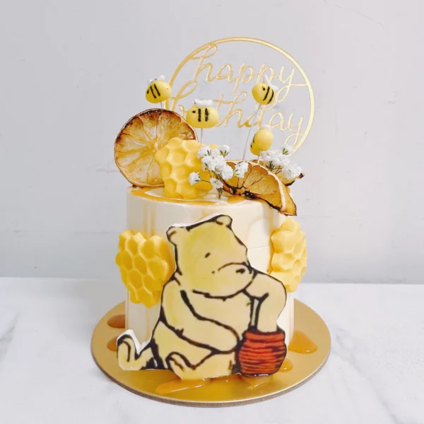 Honeycomb Pooh Cake | Birthday Cake For Boy