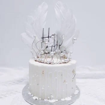 White Angel Cake | Birthday Cake For Girl