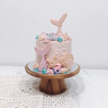 Baby Pink Mermaid Cake | Best Customisation Cake Shop