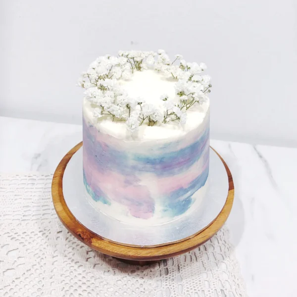 Baby Breath Paddlepop Floral Cake | Best Online Bakery In Singapore