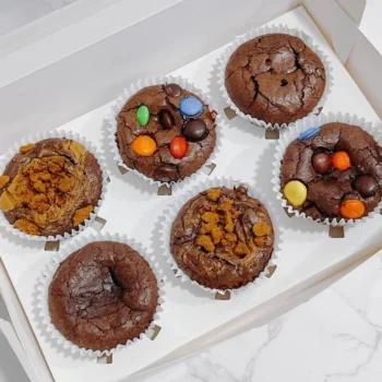 Brownies Cupcakes (Box of 6) | Custom Cake