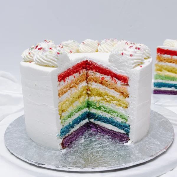Signature Vanilla Rainbow Cake | Birthday Cake Delivery