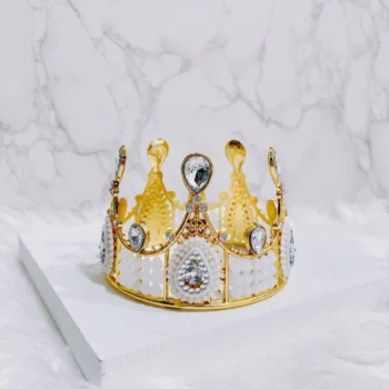 Gold Gem Crown | 21st Birthday Cake