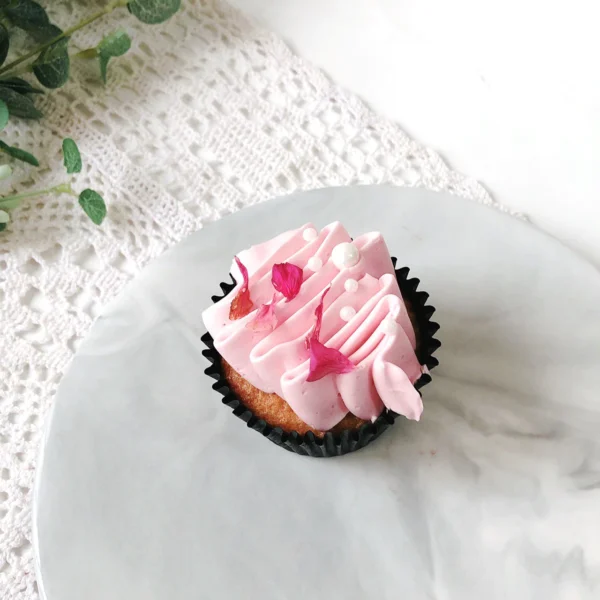 Blush Pink Ruffles Cupcake (Box of 12) | Best Bakery in Singapore