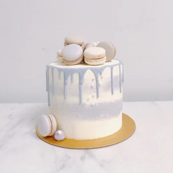 Light Purple Macarons Cake | Customised Cake
