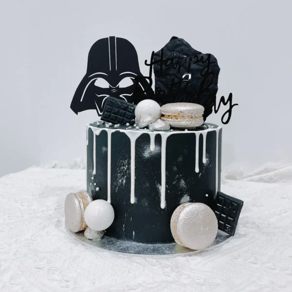 Black Star Wars Cake | Customised Cake