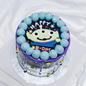 Toy Story Green Alien Korean Cake | Birthday Cake Delivery
