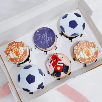 Manchester United Football Cupcakes (Box of 6) | Best Bakery in Singapore