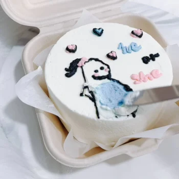 Gender Reveal Unique Pregnancy Bento Cake | Best Cake Shop