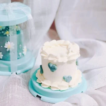 Mini Cake - Blue Hearts | Best Cake Shop