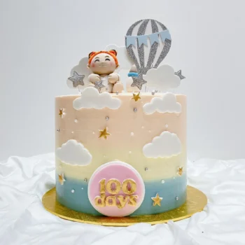 Ombre Baby Boy Birthday Cake | Birthday Cake Delivery