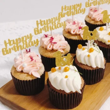 Custom Name Cupcake Ruffles (Box of 12) | Best Bakery in Singapore
