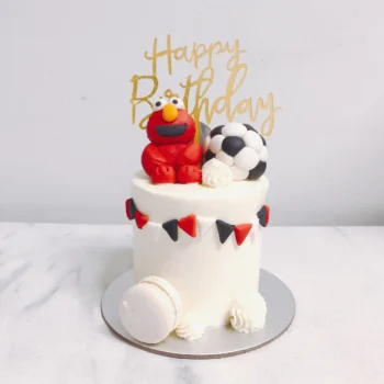 Elmo Soccer Party Cake | Best Online Bakery In Singapore