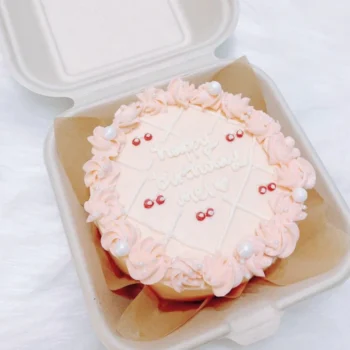 Pink Cherries Bento Cake
