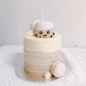Cute Milk Tea Ombre Cake | Cakes And Desserts