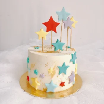 Starry Stars Themed Cake