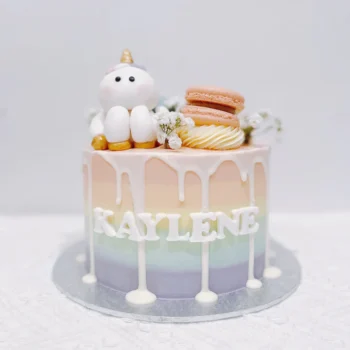 Rainbow Unicorn Drips Cake | Best Kids Birthday Cake - Cake Delivery Singapore