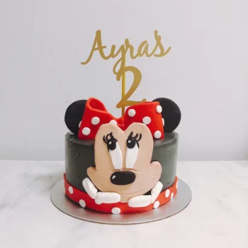 Minnie Mouse Ribbon Cake