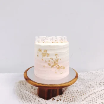 Ombre Pink Florals x Golds Cake | Birthday Cake Singapore