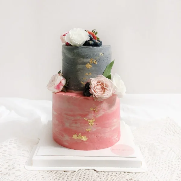 Concrete Pink Cake | Best Birthday Cake In Singapore