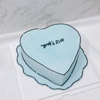 2D Blue Cake