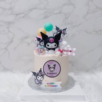 Pink Kuromi x Balloon Cake