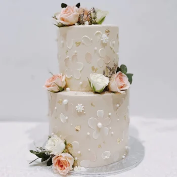 Painted Floral Cakes