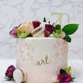 Cherry Blossom Floral Cake
