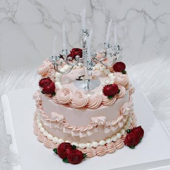 Korean Vintage Minimalist Cake