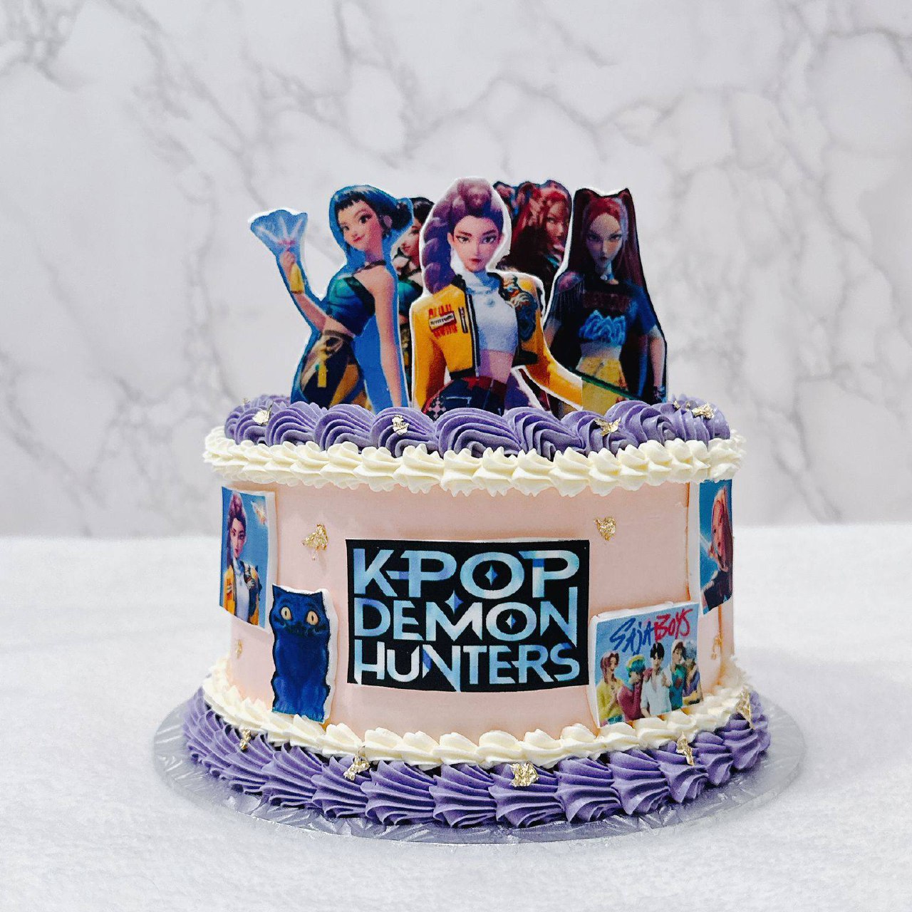 Kpop Demon Hunters Saja Boys Cake