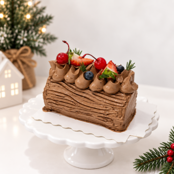 Christmas Chocolate Yule Log Cake Singapore